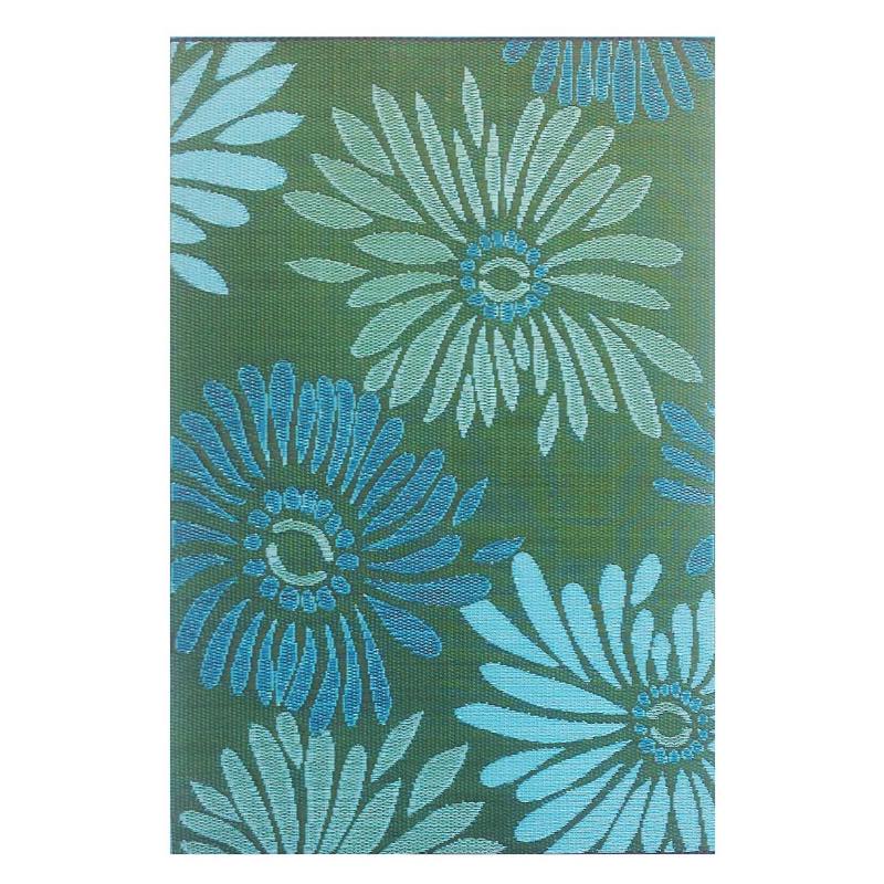 Recycled Plastic Indoor/Outdoor Rugs 4x6 - Daisy